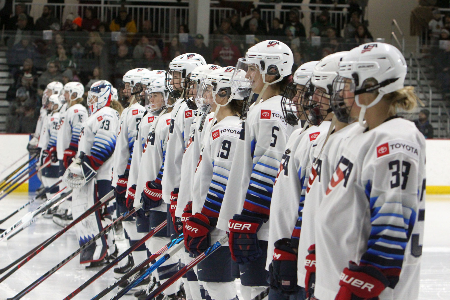 U.S. Women's Olympic National Team vs Chippewa Steel 12-6-21